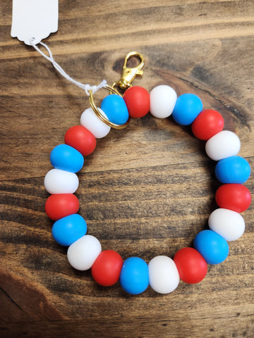 Red, White and Blue Wristlet