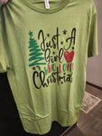 Just a Girl who loves Christmas Tshirt