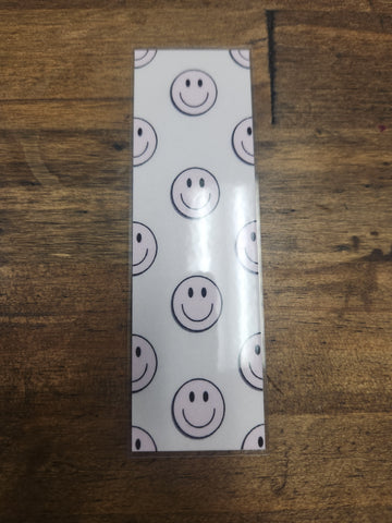 Pink Smiley Bookmark