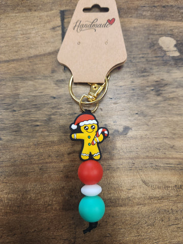 Gingerbread Man- Mini Keychain